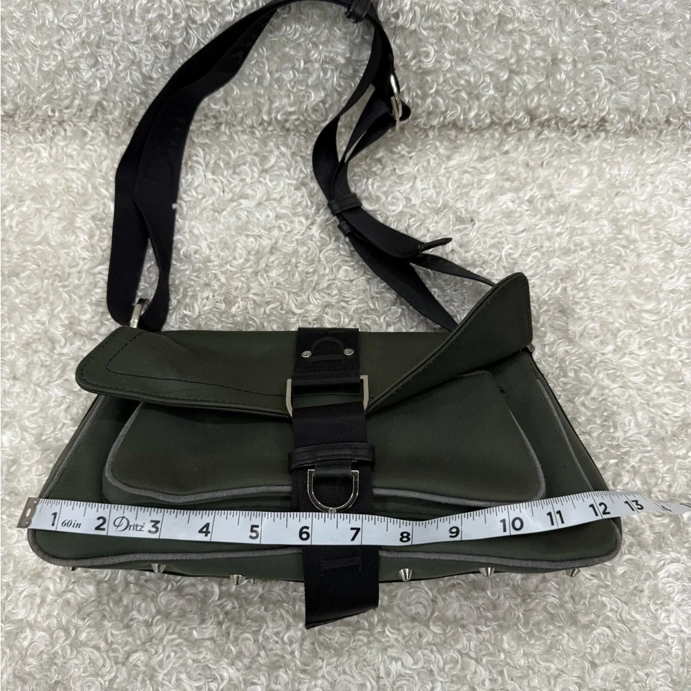 Christian Dior Stylish Embellished Satin Pochette Handle Bag